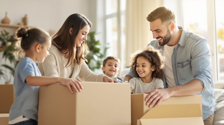 déménagement et enfants