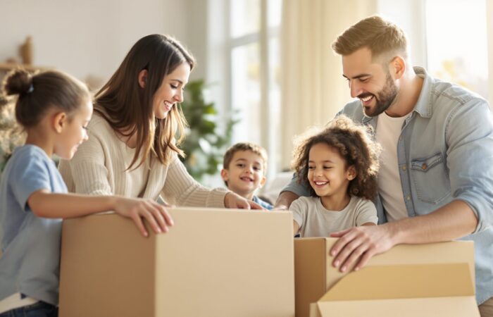 déménagement et enfants