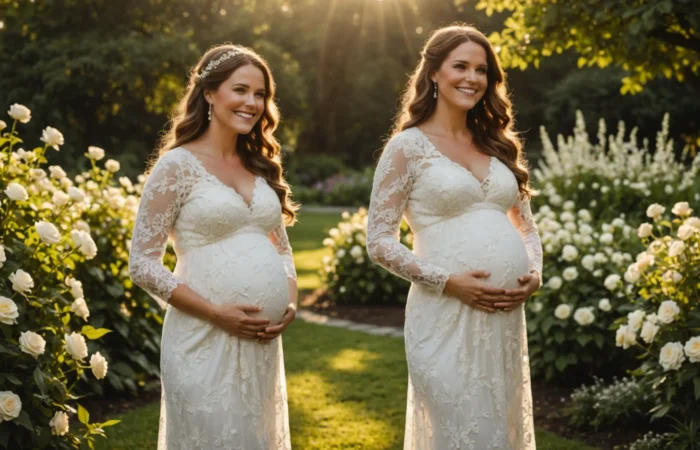 robe de mariée grossesse